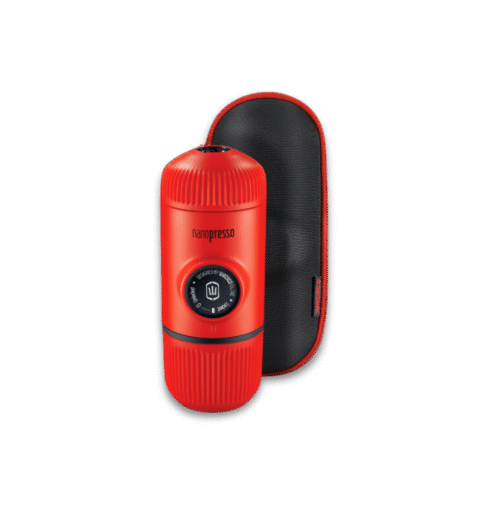 Crveni prenosivi espresso aparat Wacaco Nanopresso Lava Red