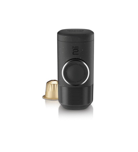 Coal Black Wacaco Minipresso NS2 prenosivi espresso aparat za kapsule